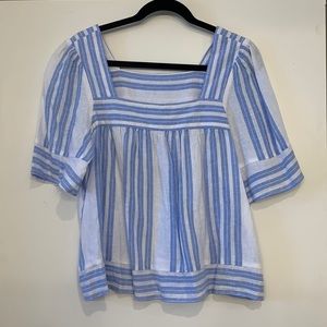Square neck top